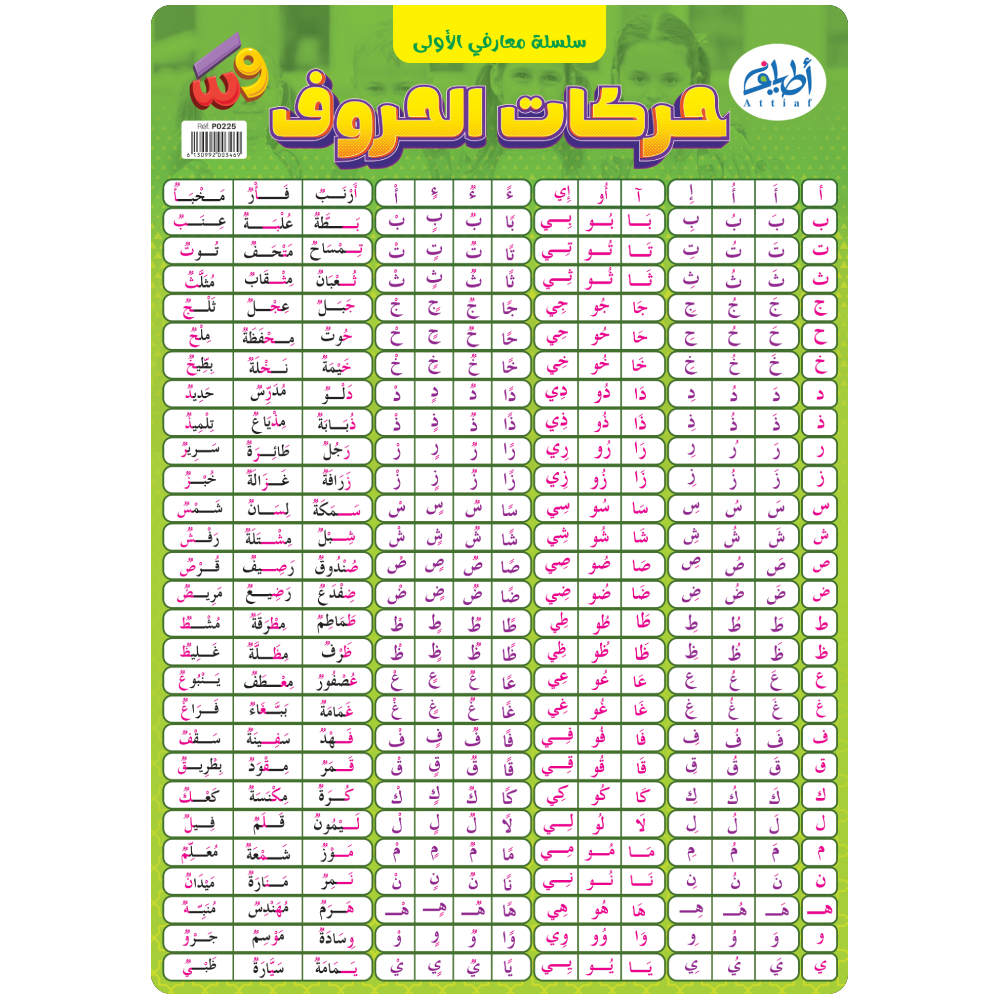 بوستار تعليمي 4 في 1