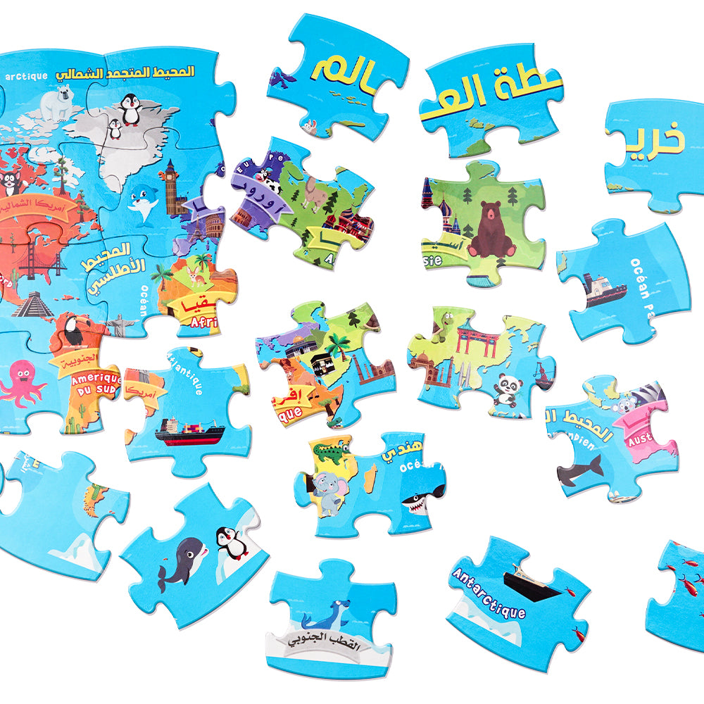 بازل (30 قطعة) خريطة العالم